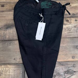 Lacoste Gabardin Siyah Renk Yumuşak Kumaş Şort