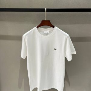 Lacoste Klasik Sıfır Yaka Beyaz Tişört