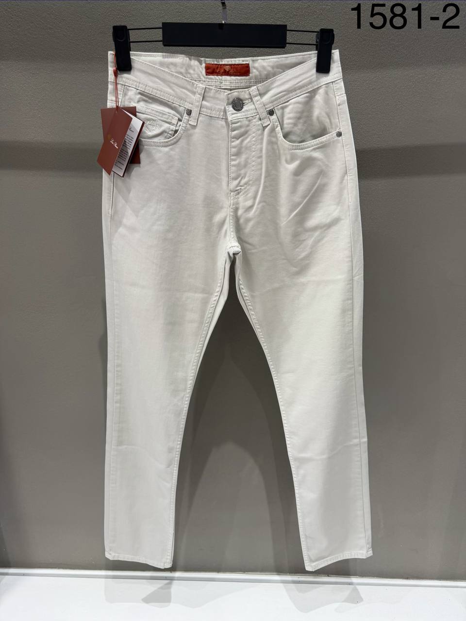 Loro Piana İthal Kumaş Beş Cep ince Kot Pantolon